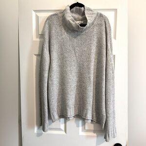 BP Light Gray Cowl Neck Sweater